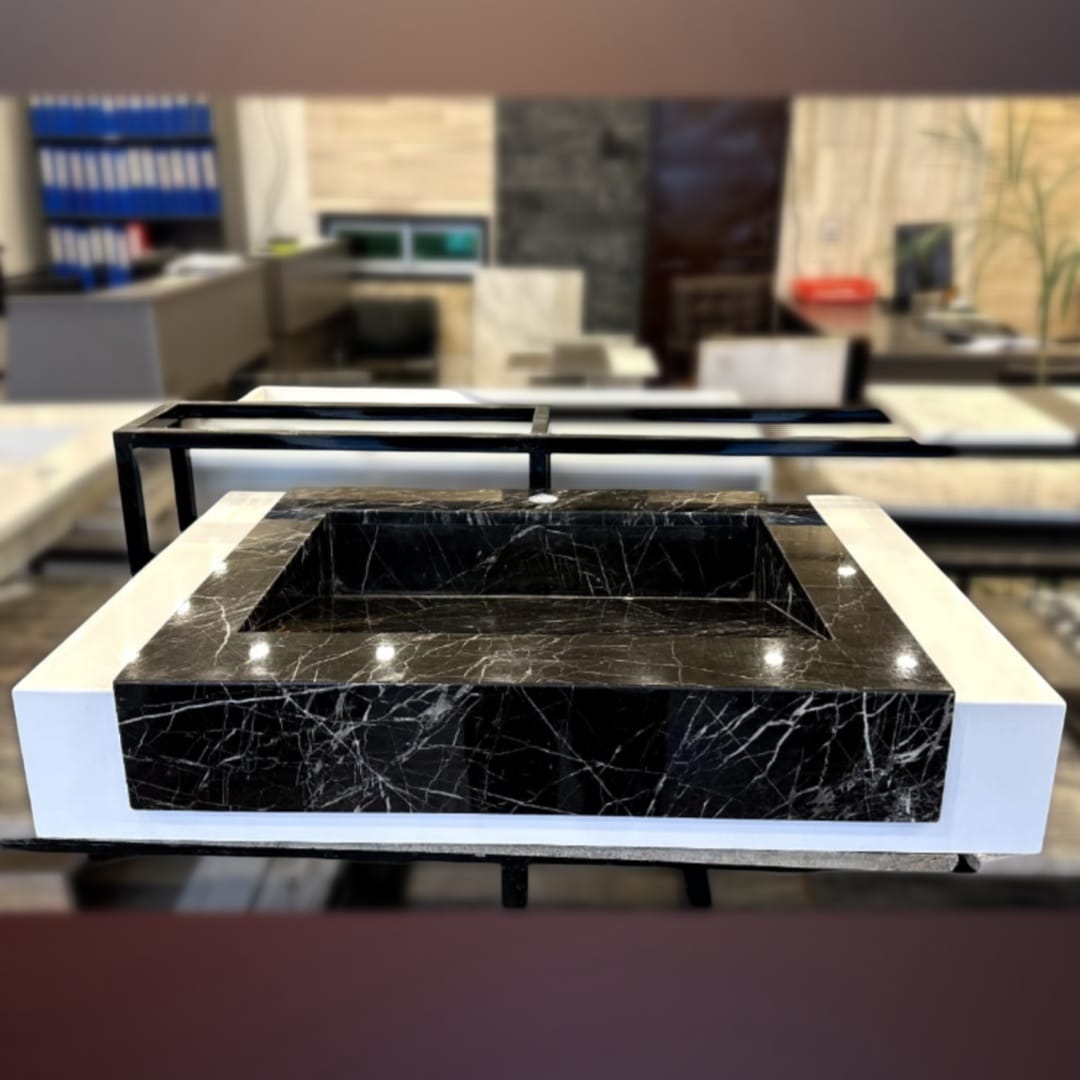 Two Tone Marble Vanity