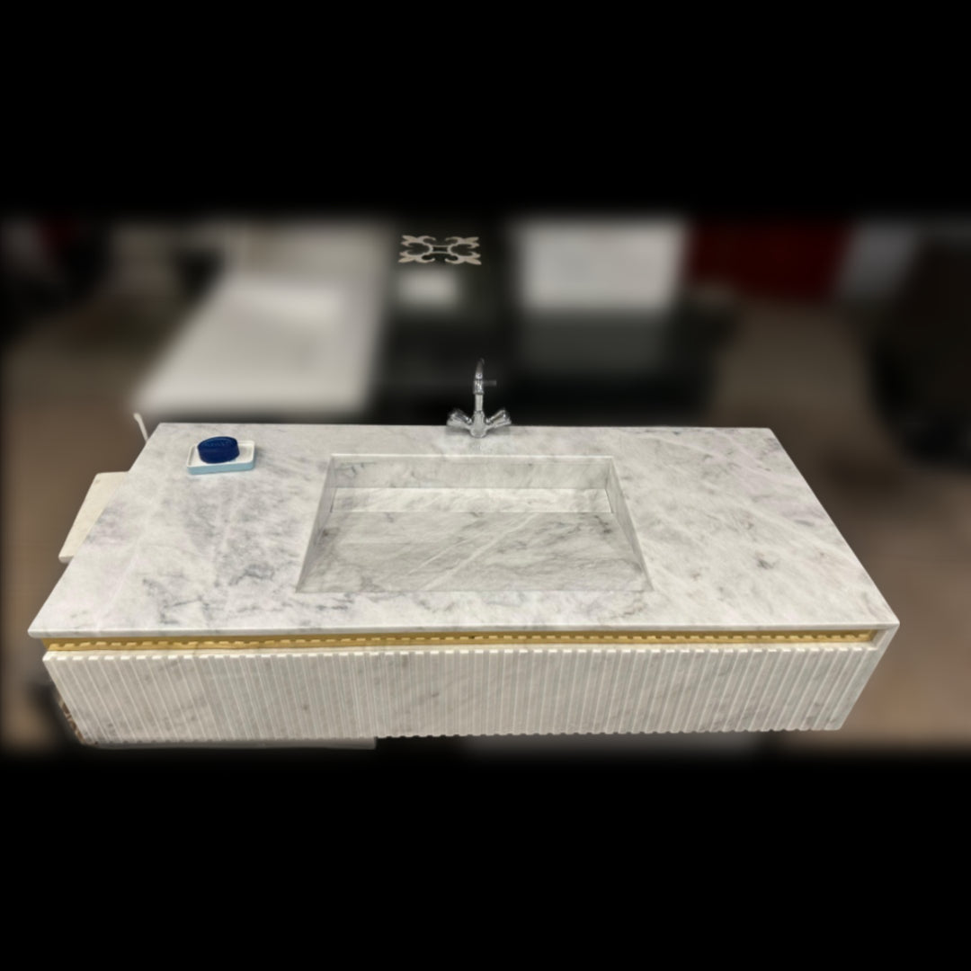 CNC Gold Marble Vanity